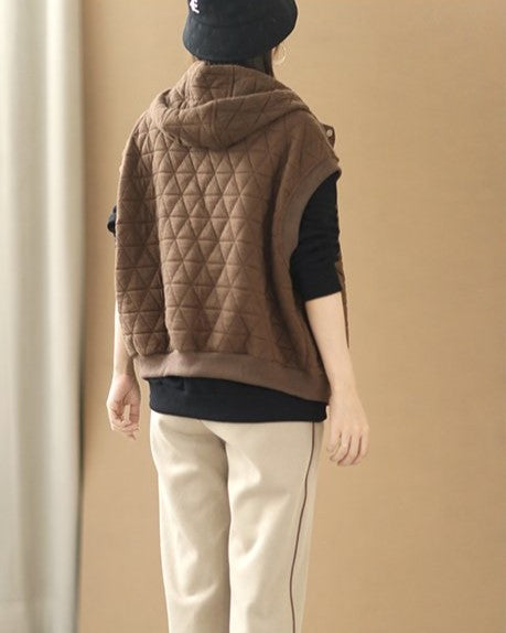 Livia | Gilet Sportivo Invernale con Cappuccio da Donna