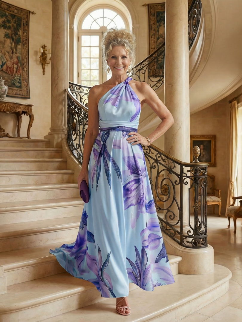 Amiel | Maxi Dress floreale leggera