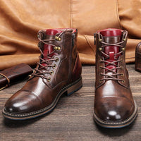 Niklas | Elegante und bequeme Herrenstiefel aus echtem Leder