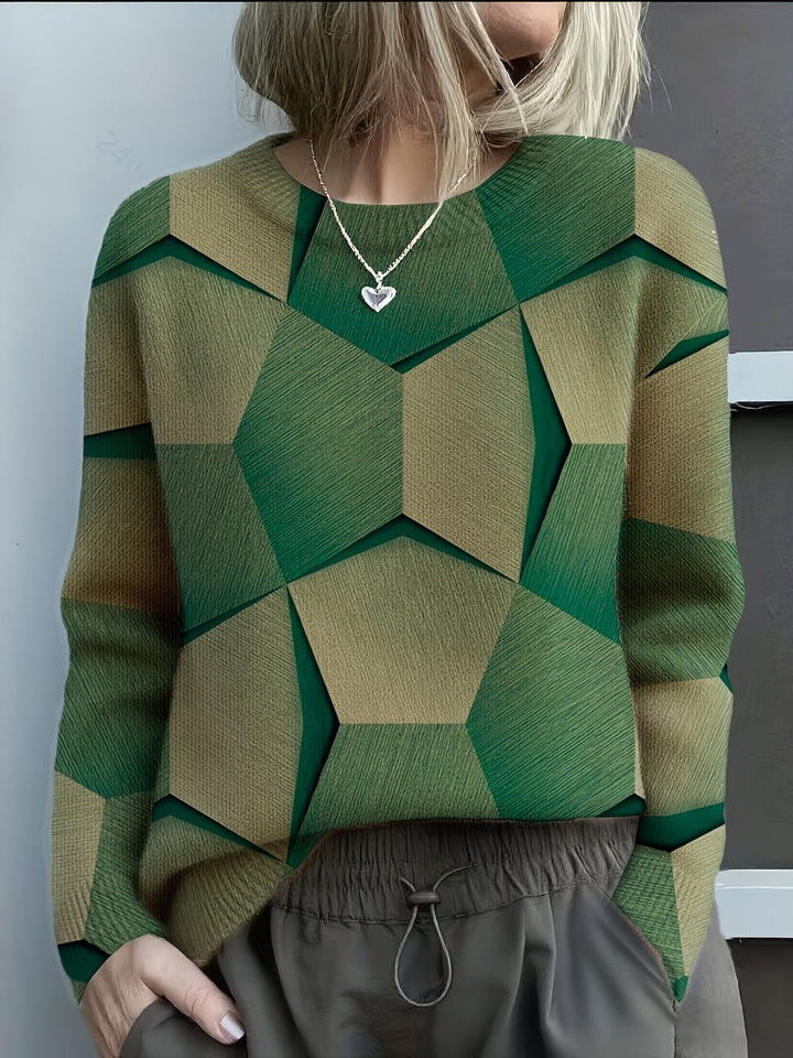 Senae | Pullover con Design Geometrico