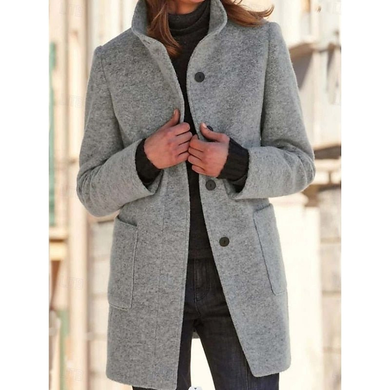 Felicity | Cappotto Elegante a Collo Alto