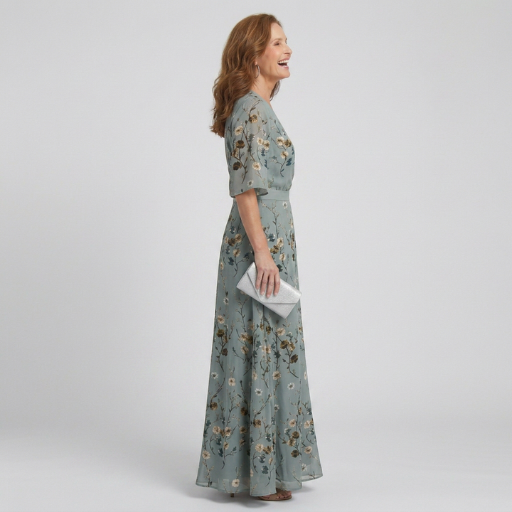 Selora | Maxi Dress – Halter Bloom Flow Style