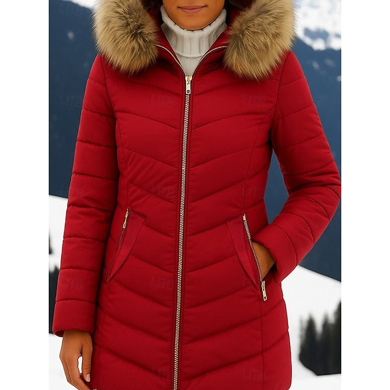 Gwendolyn | Parka Invernale con Cappuccio e Imbottitura