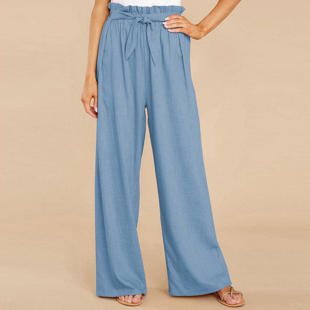 Sofia | Comodi pantaloni a vita alta e a gamba larga