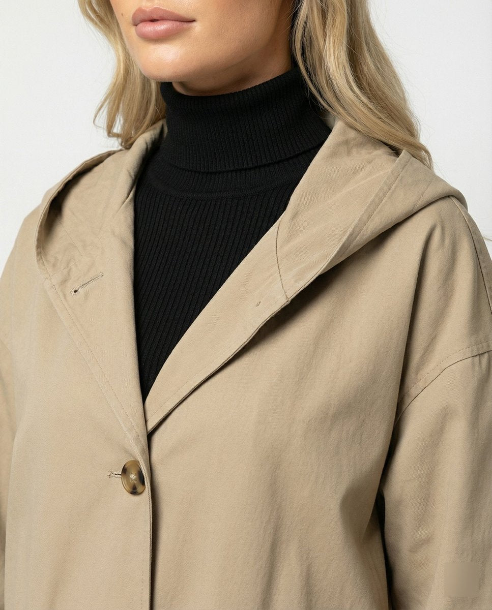 Sofia | Elegant long waterproof jacket