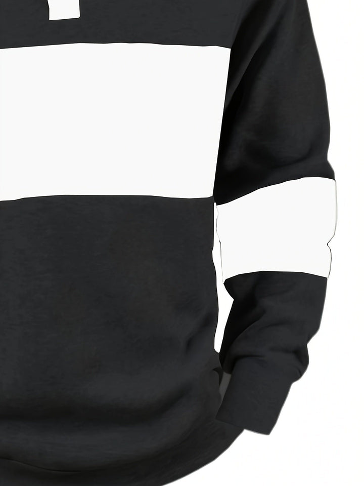 Grayson | Polo a Manica Lunga a Colori Alternati