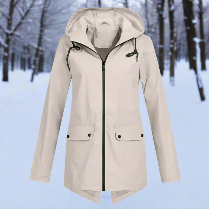 Daniela | Wasserdichte Jacke mit verstellbarer Kapuze