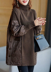Beatrice | Maglione Dolcevita Patchwork Morbido E Moderno