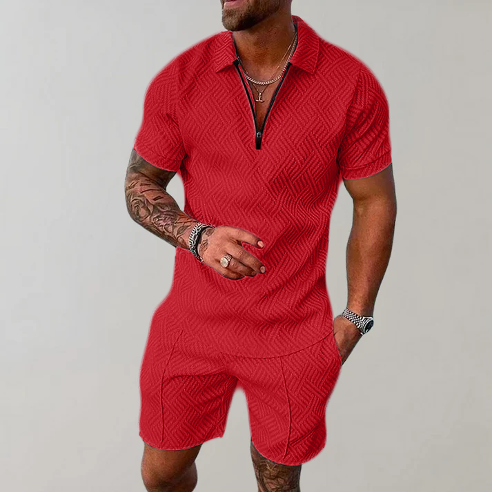 Dylan | Set Polo e Pantaloni Corti Casual