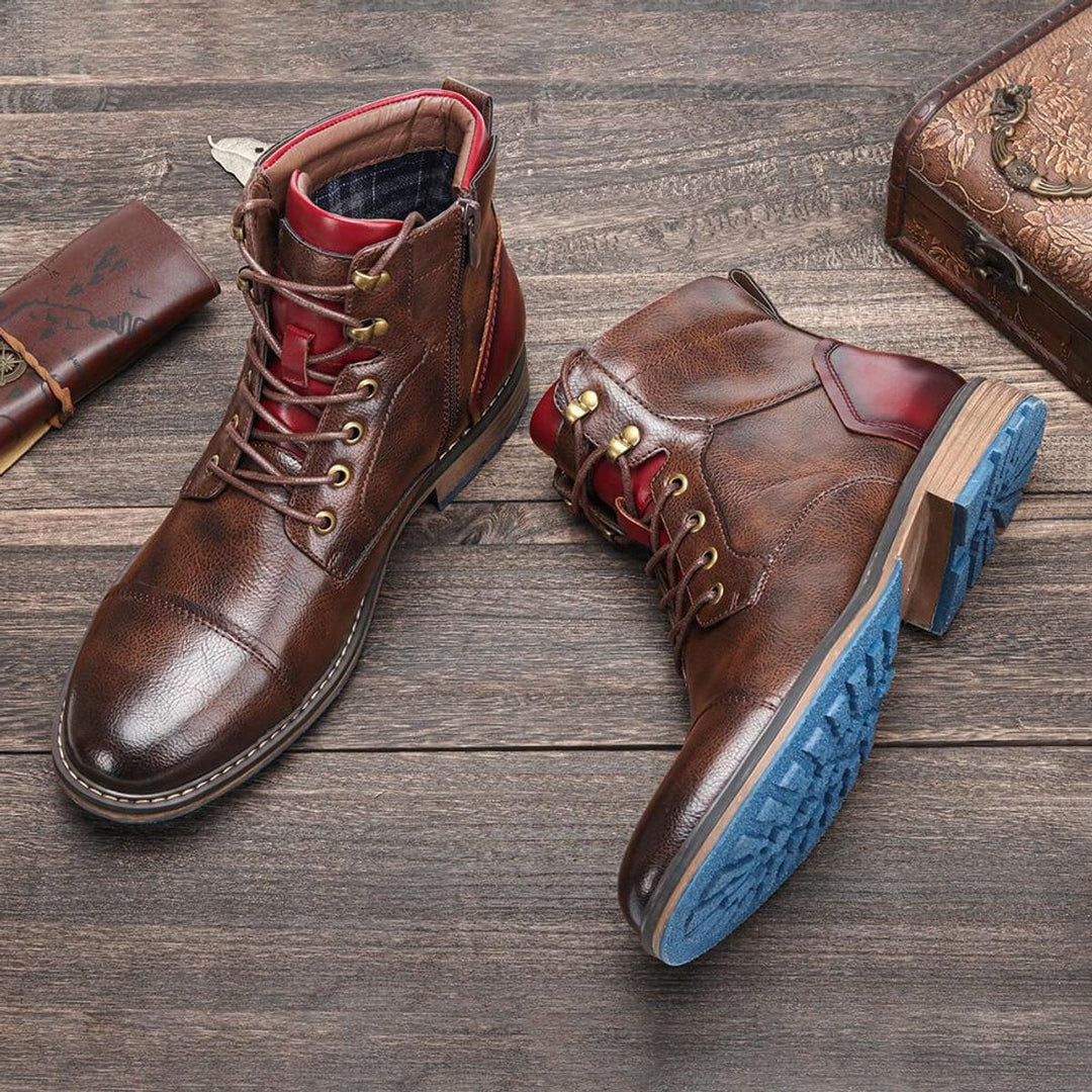 Niklas | Elegante und bequeme Herrenstiefel aus echtem Leder