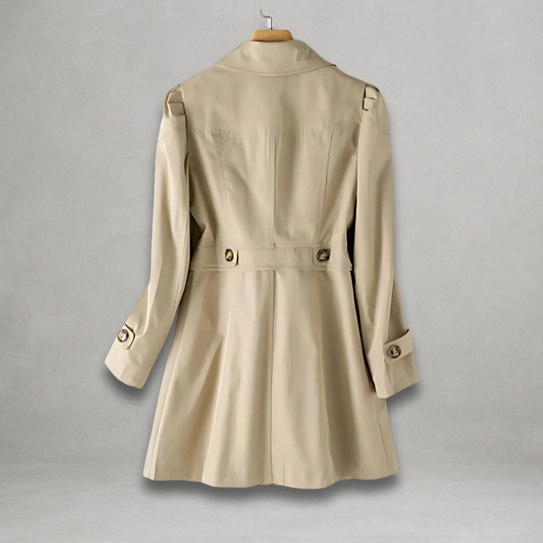 Emma | Langer, lässiger und wasserdichter Trenchcoat