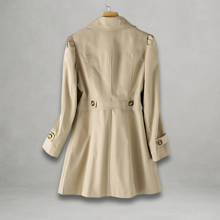 Emma | Langer, lässiger und wasserdichter Trenchcoat
