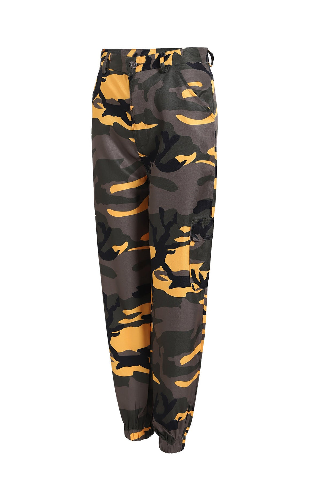 Klaudia | Trendige und bequeme Camouflage-Cargohose mit elastischem Bund
