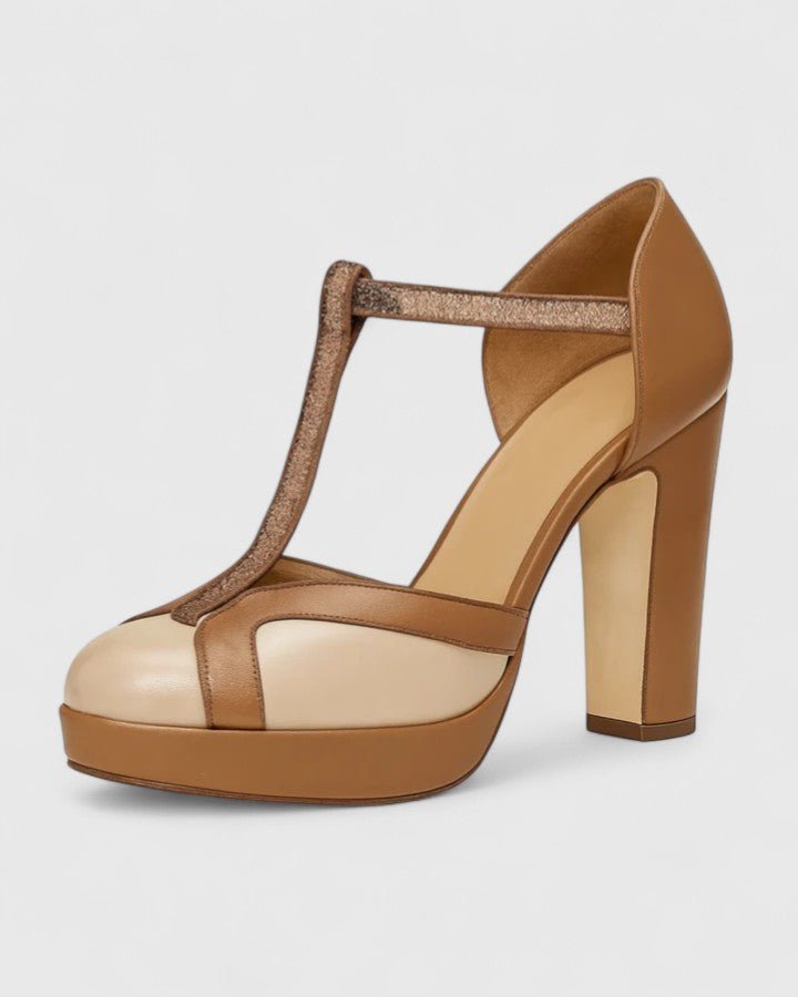 Christina | T-Strap Heels – Eleganti e Versatili per Donne