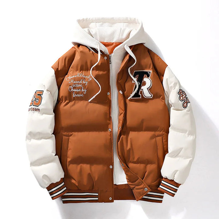 Ferro | Giacca Puffer con Cappuccio – Elegante e Calda per Uomini