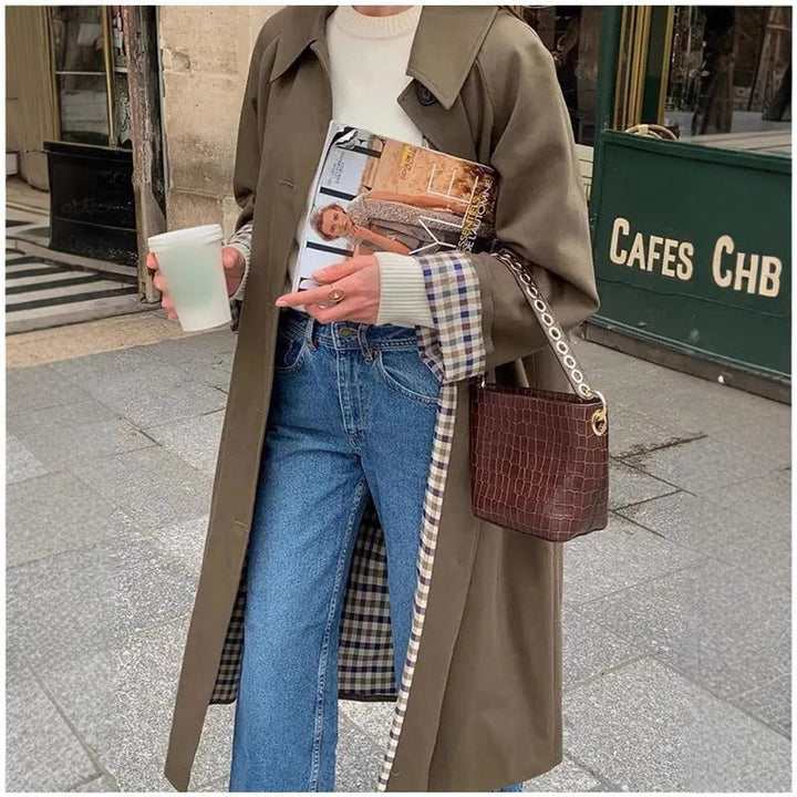 Aurora | Casual and waterproof long trench coat
