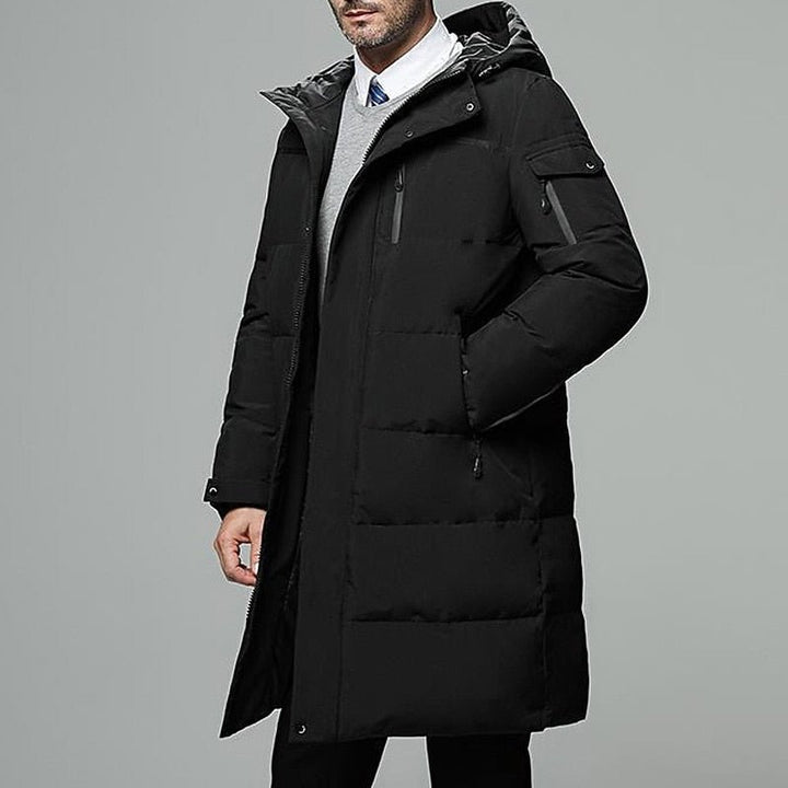 Wade | Cappotto Puffer Lunghissimo con Cappuccio