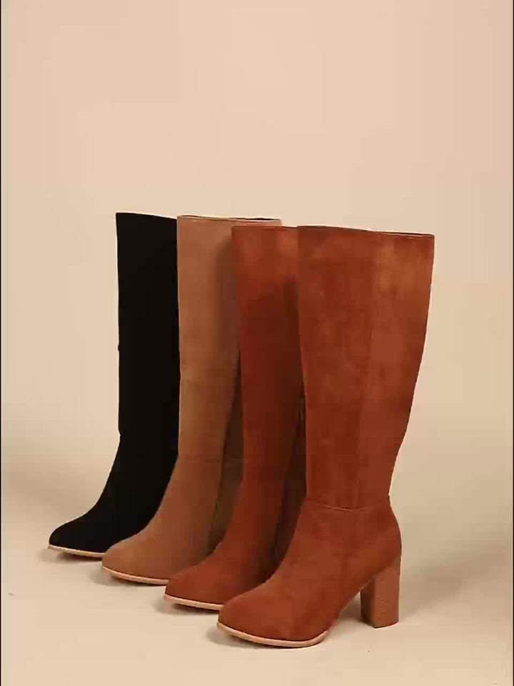 Camilla | Wide-Fit Knee-High Western Cowboy Boots