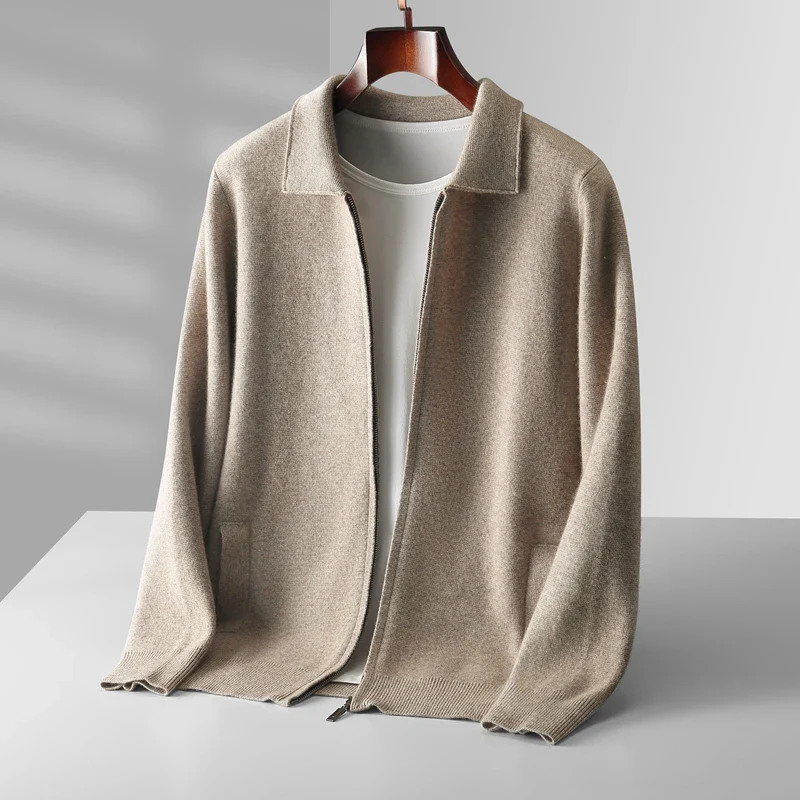 Lorenzo | Cardigan Premium con Zip Integrale da Uomo