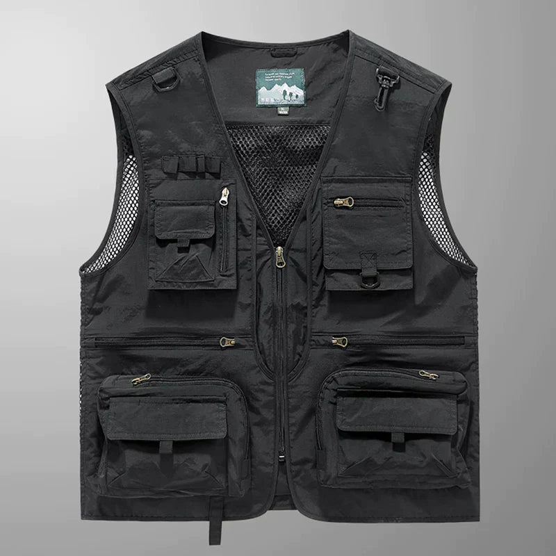 Riccardo | Gilet Cargo Multitasche da Uomo