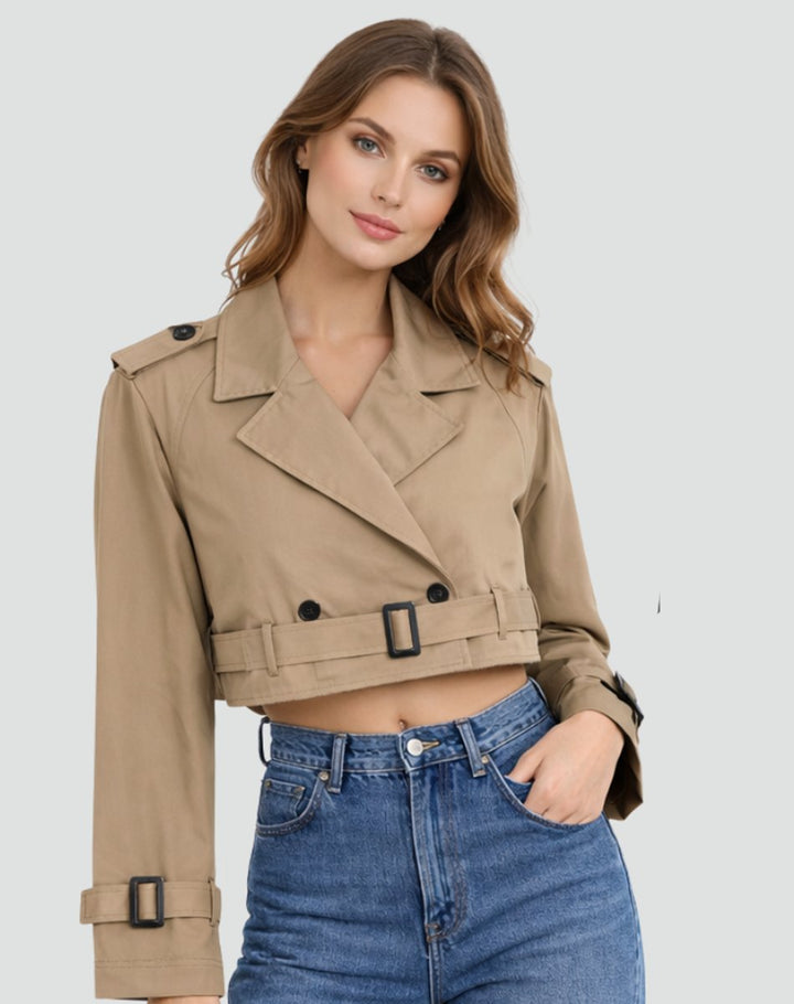 Alice | Short and elegant trench coat