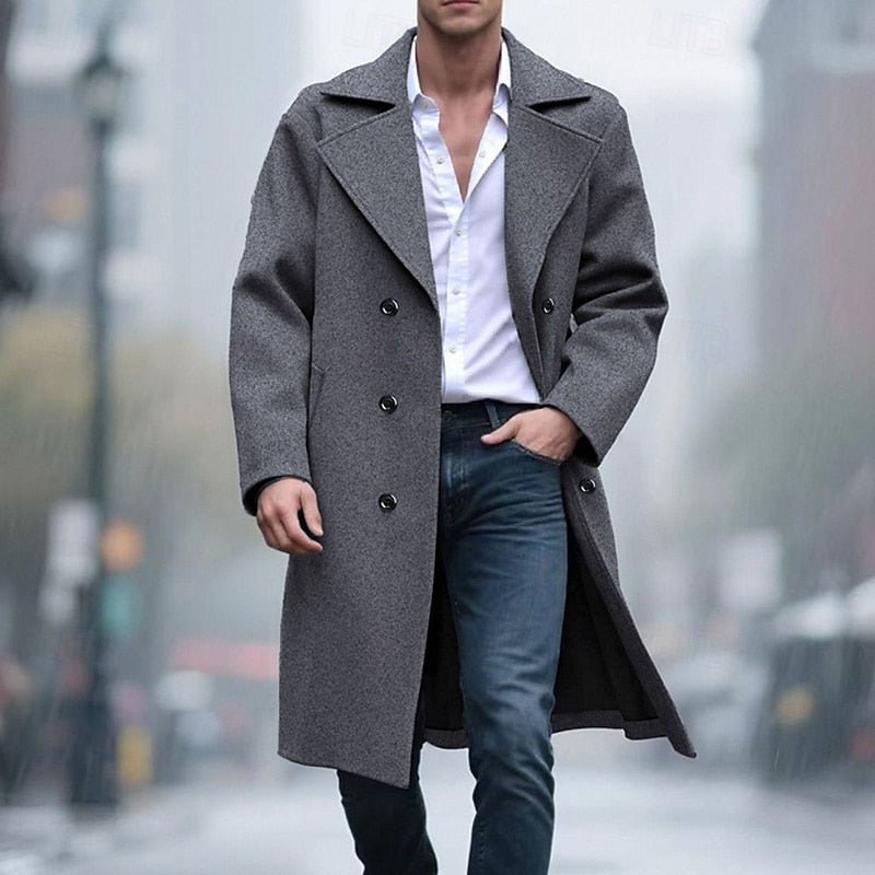 Barnaby | Cappotto Lungo Sartoriale per Uomini