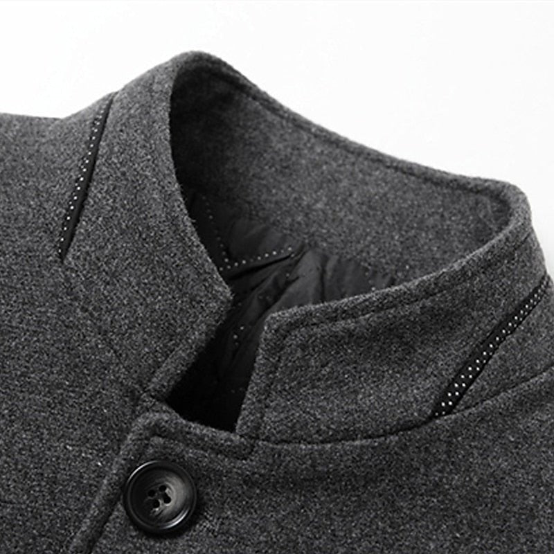 Gregory | Cappotto Stand-Collar Elegante