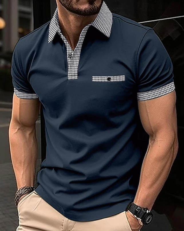 Easton | Polo Shirt Classico con Colletto a Quadri