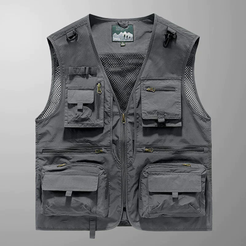 Riccardo | Gilet Cargo Multitasche da Uomo