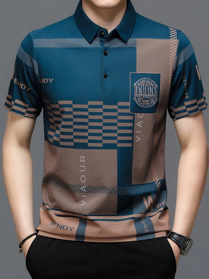 Nathaniel | Polo Shirt Colorblock Raffinato