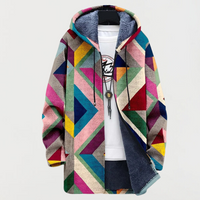 Daisy | Hoodie con Cappuccio Geometrica e Design Artistico
