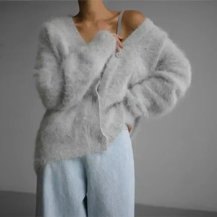 Emily | Cardigan Morbido con Scollo a V da Donna