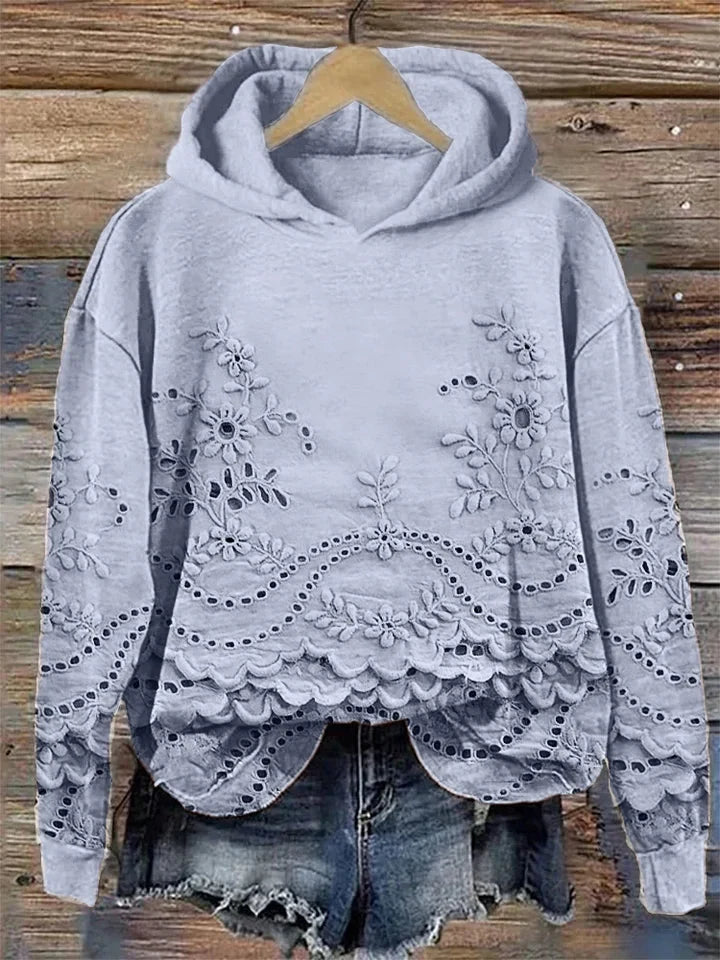 Regine | Floral Hoodie for Women – Cozy & Stylish