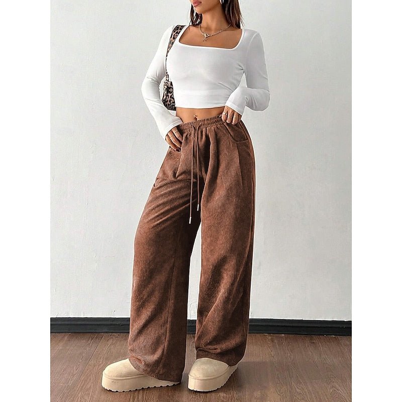 Georgina | Wide-Leg Pants – Relaxed Style for Everyday Wear