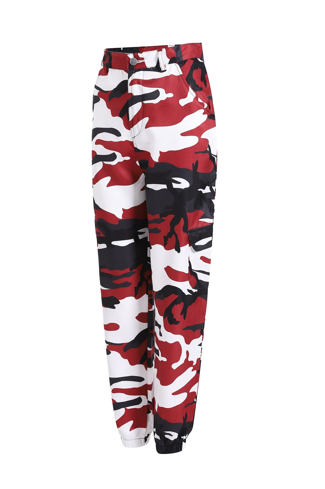Klaudia | Trendige und bequeme Camouflage-Cargohose mit elastischem Bund
