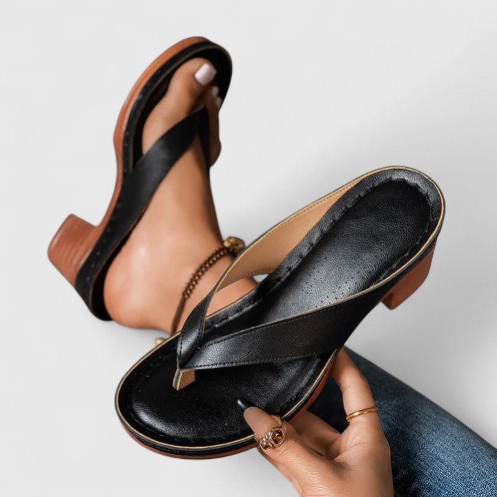Adrienne | Sandali Eleganti con Tacco a Blocco