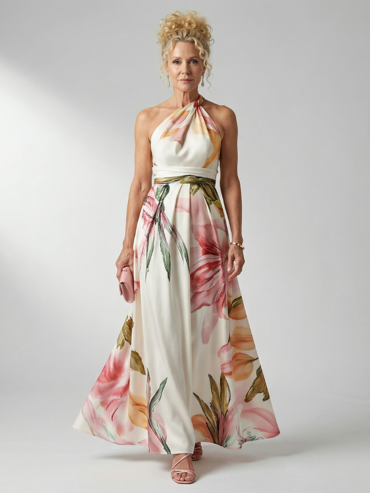 Amiel | Maxi Dress floreale leggera