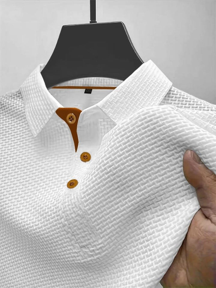 Harrison | Polo Shirt Texturizzato Raffinato