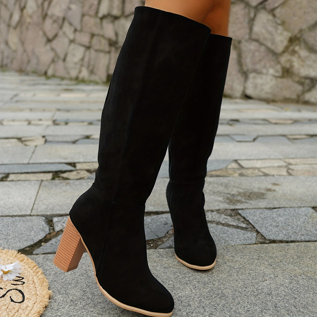 Camilla | Wide-Fit Knee-High Western Cowboy Boots