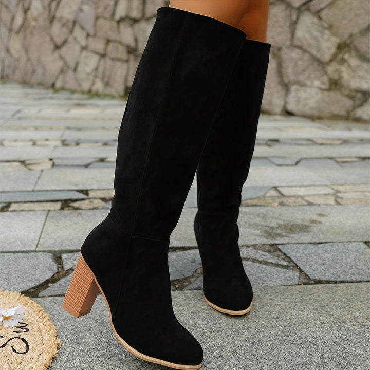 Camilla | Wide-Fit Knee-High Western Cowboy Boots