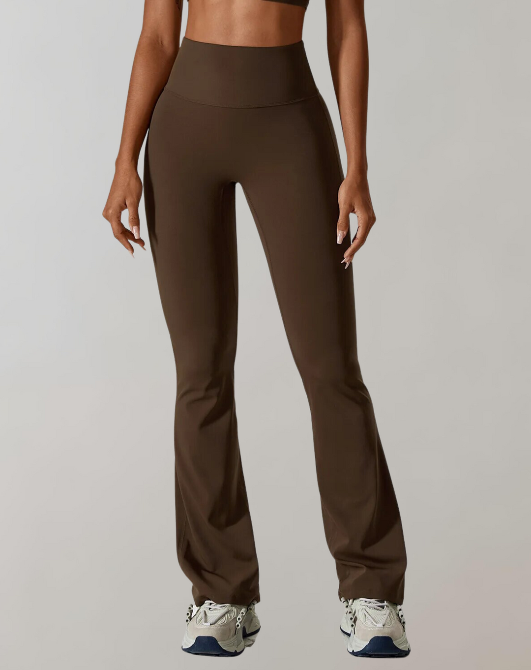 Serena | Pantaloni Donna Sportivi Elasticizzati a Gamba Larga