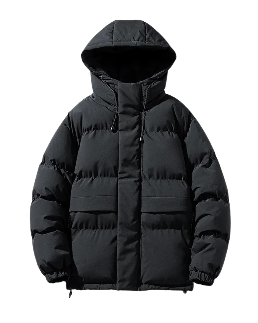Nero Puffer | Giacca Puffer Antivento per Uomo