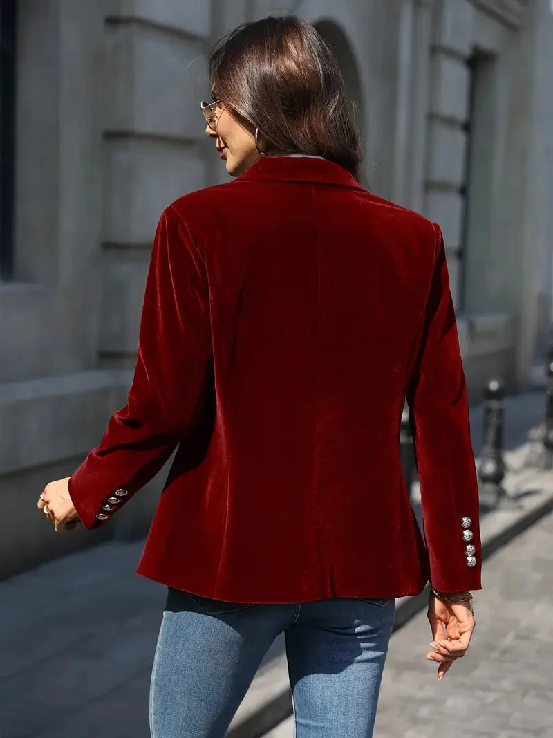Sofia | Blazer in Velluto da Donna Elegante e Raffinato