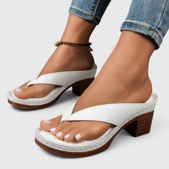 Adrienne | Sandali Eleganti con Tacco a Blocco