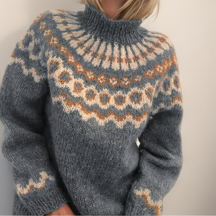 Inge | Turtleneck Sweater – Cozy Chunky Knit Design