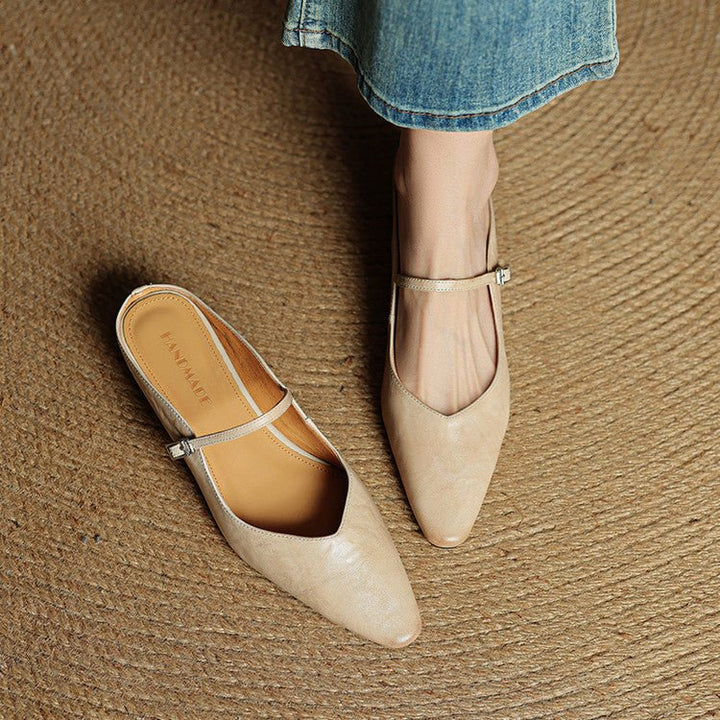 Valentina | Mules Eleganti in Vera Pelle