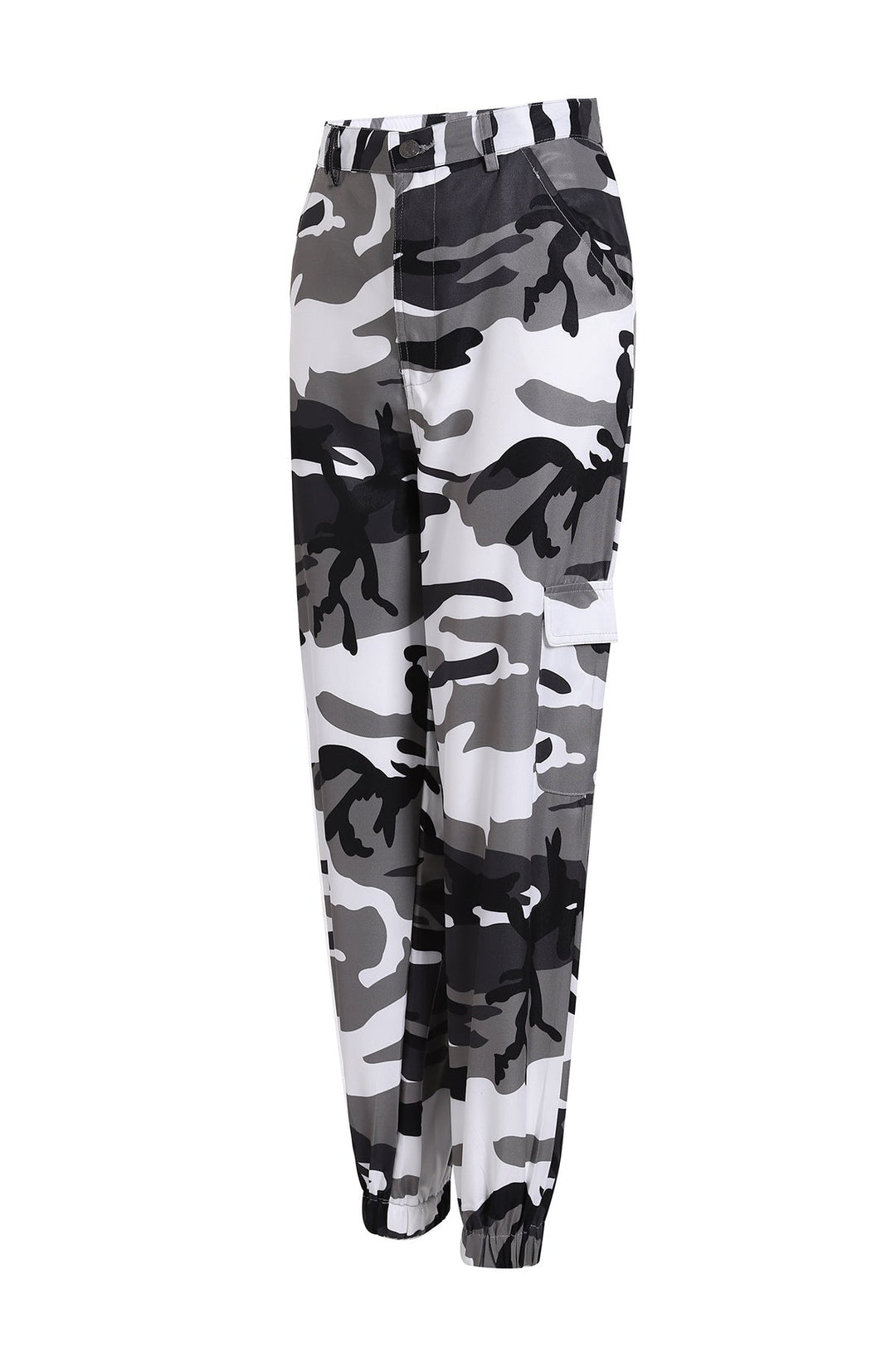 Klaudia | Trendige und bequeme Camouflage-Cargohose mit elastischem Bund