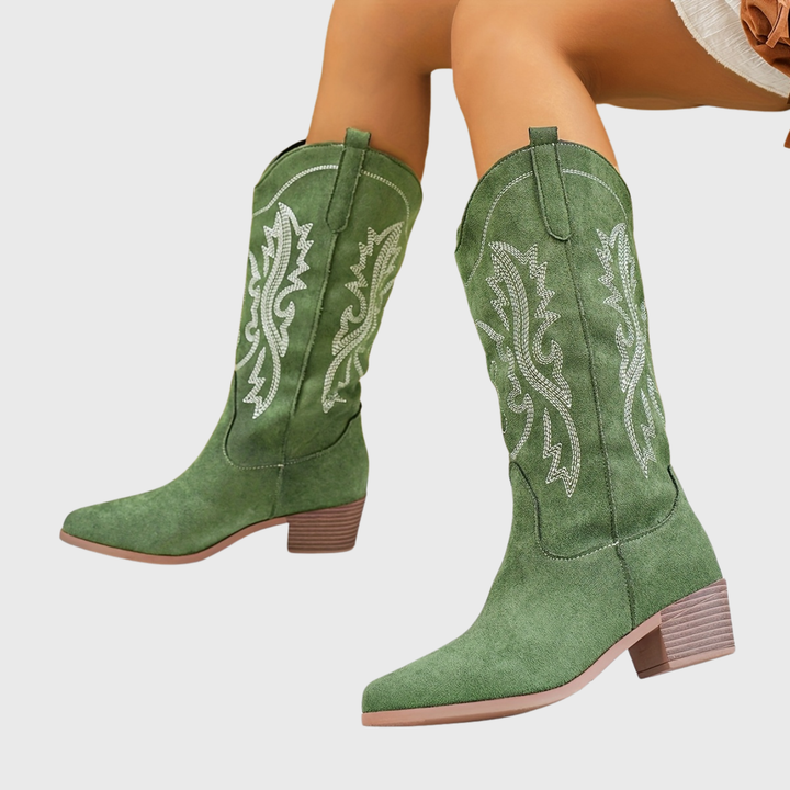 Marta | Western-Cowboystiefel für Damen mit weitem Schaft
