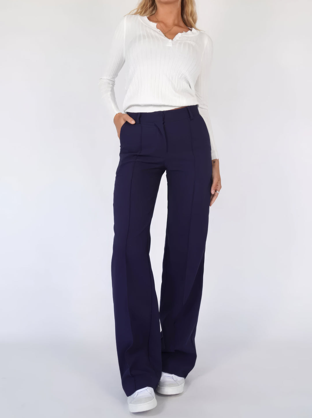 Sophia | Pantaloni casual a gamba larga eleganti e comodi