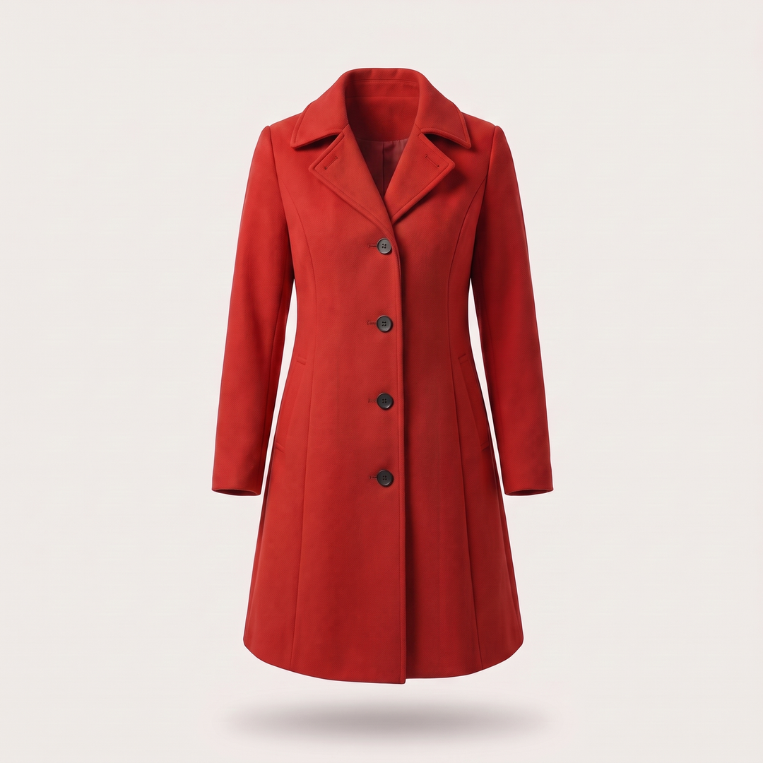 Aveline | Classic Trench Coat – Elegante Fit e Flare